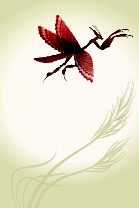 Flying mantis 数字艺术