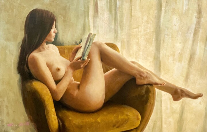 'By The Book' 绘画, 13x19 in