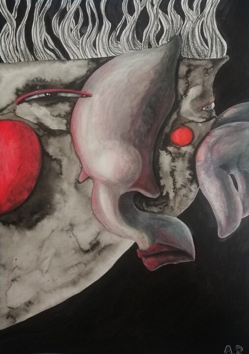 绘画,  16.5x11.7 in 
