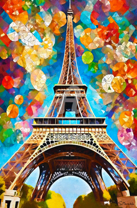 LA TOUR EIFFEL Arte digitale