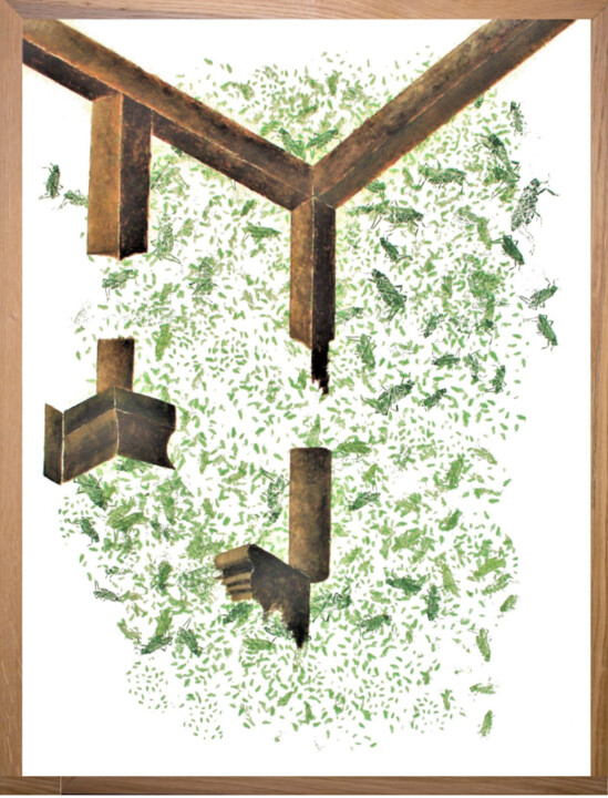 绘画,  40.6x35.4 in 