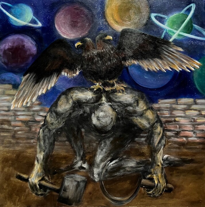 Сaptive 绘画, 23.6x23.6 in