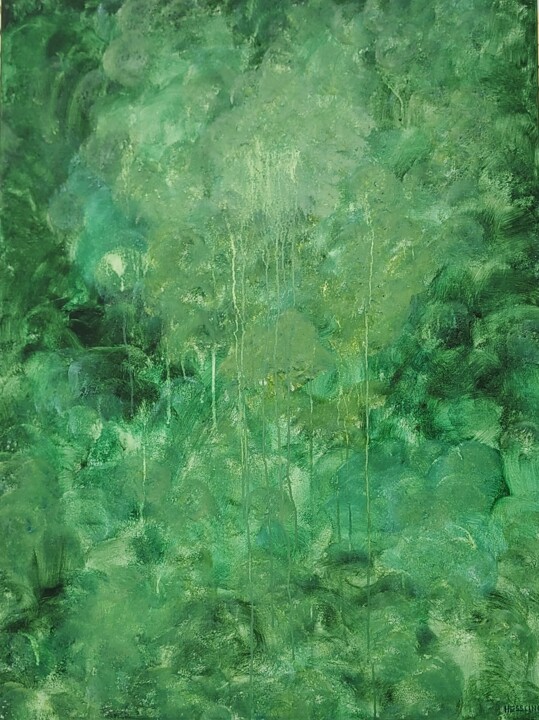 My Garden Jungle Tablo, 40x30 in