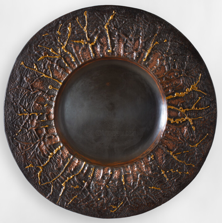 Les flammes dorées du buisson ardent 雕塑, 0.8x22.8 in