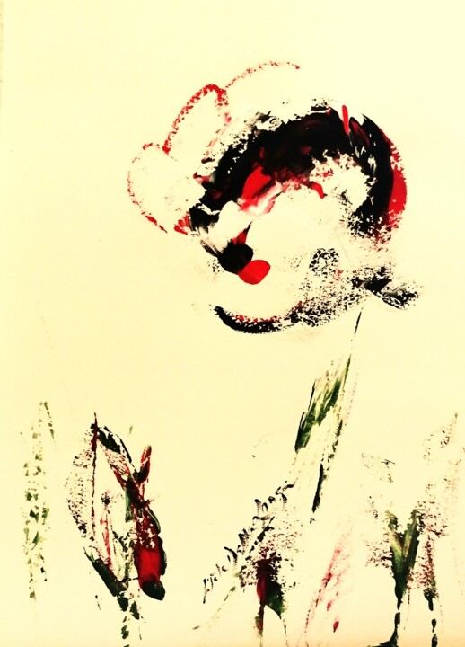 Painting titled "De saison" by Gisèle Dalla Longa, Original Artwork, Acrylic
