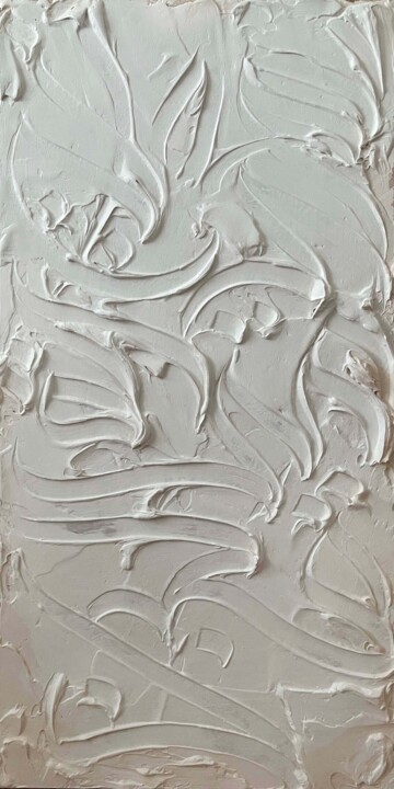 Writings of Space: Gypsum Art with Arabic calligraphy 雕塑, 491.7x245.7 in