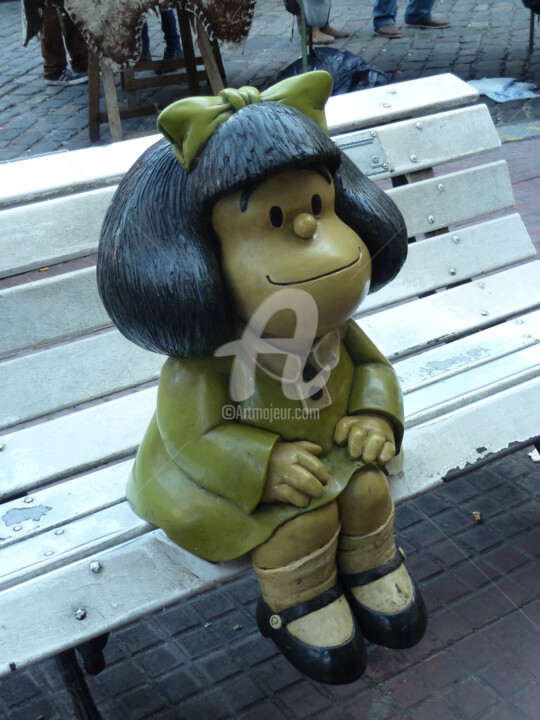 Photographie intitulée "MAFALDA" par Valériane, Œuvre d'art originale, Photographie argentique