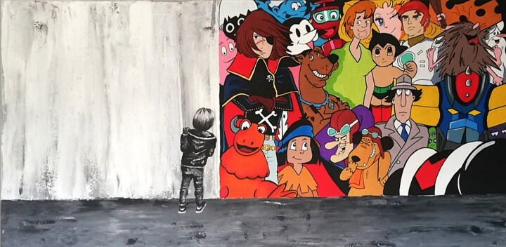 绘画,  19.7x39.4 in 