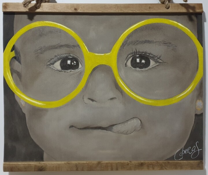Le bébé qui voit grand 绘画, 23.6x31.5 in