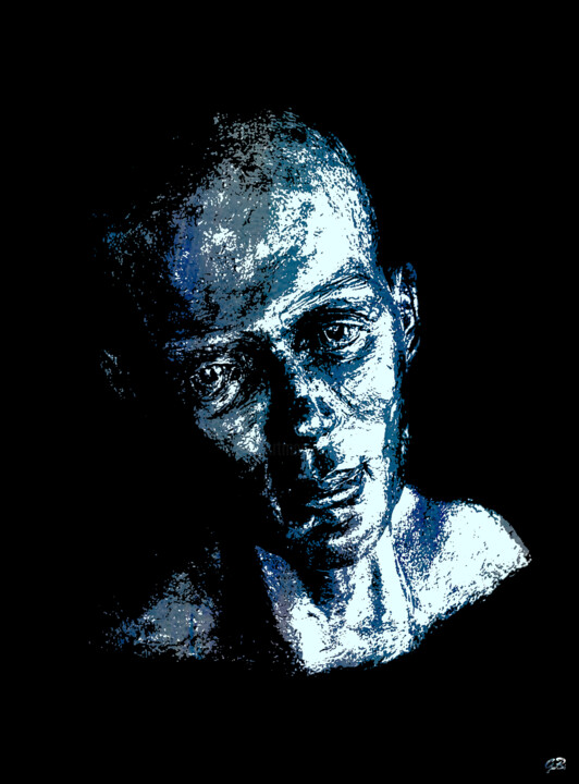 Photography titled "« JULES 1 » photogr…" by Gubé, Original Artwork, Digital Photography Mounted on Metal