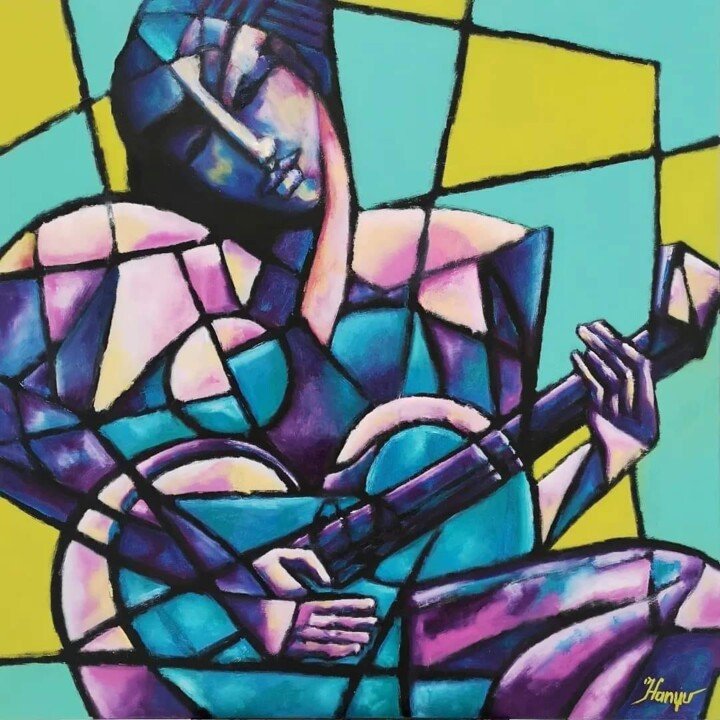 Rejtély 绘画, 39.4x39.4 in
