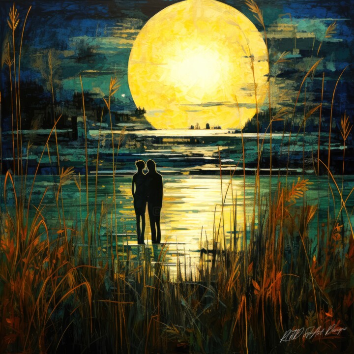 Love In The Moonlight - Love In Bloom Digital Arts