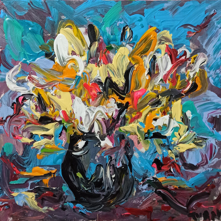 bright new day 绘画, 19.7x19.7 in