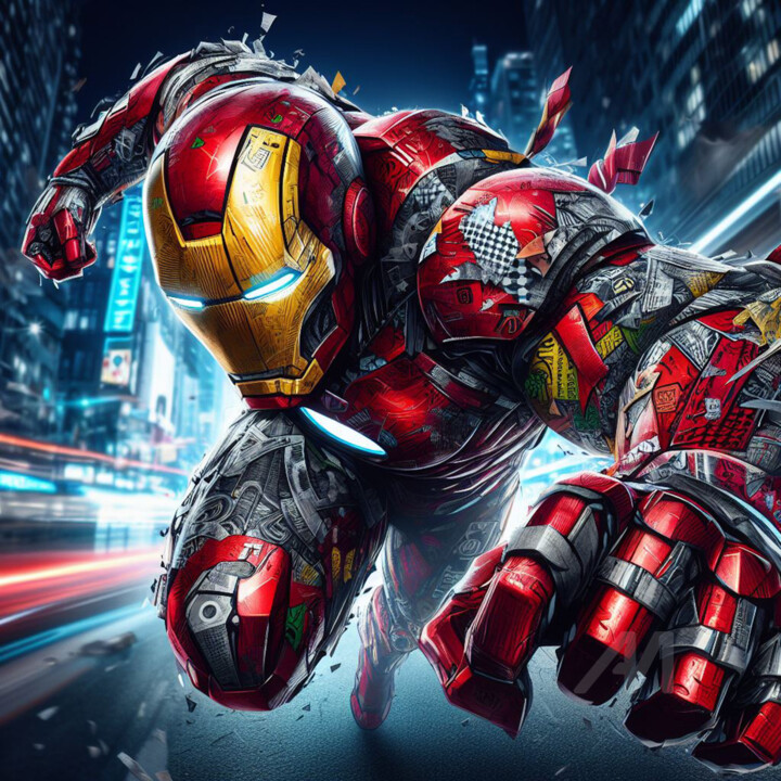 Le retour de Iron man 数字艺术