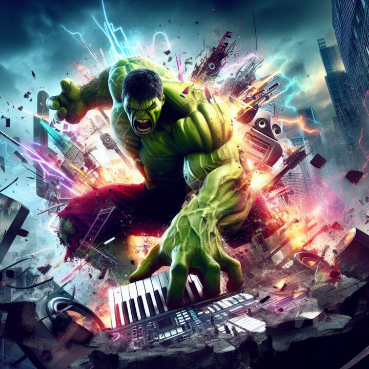 Hulk, le destructeur 数字艺术