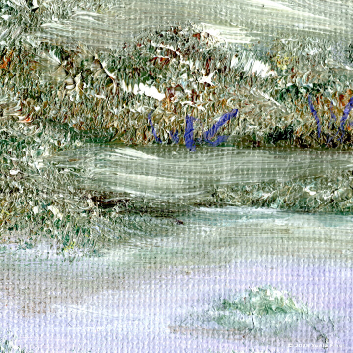 Het oppervlak of de textuur van het kunstwerk
