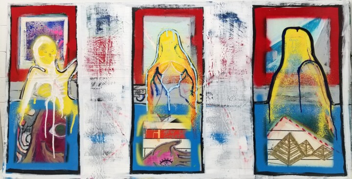 #216 绘画, 23x44.5 in