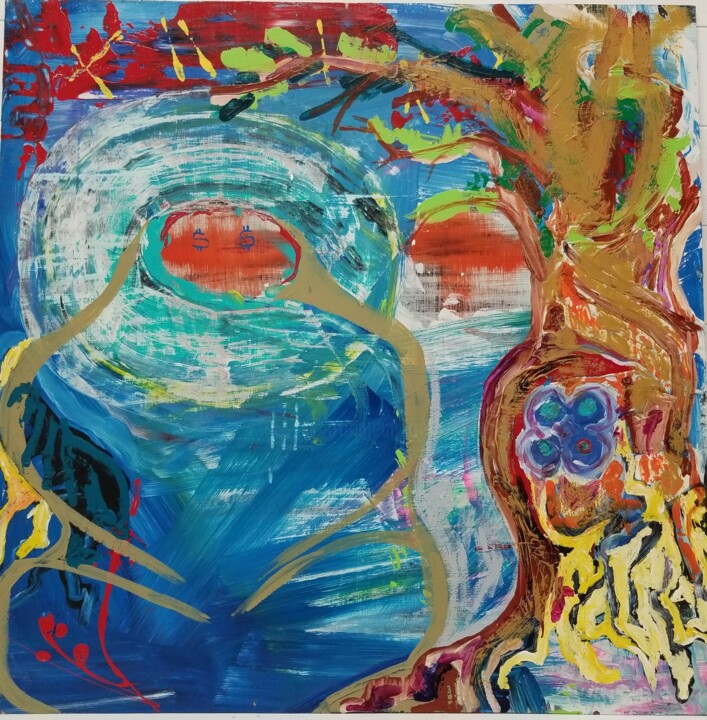 绘画,  24x24 in 