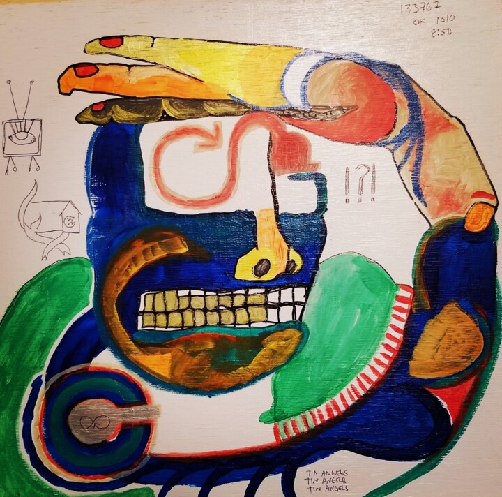 绘画,  13.8x14.3 in 