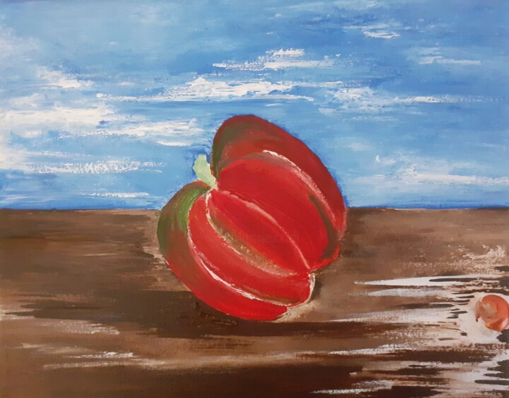 Couleur poivron ? 绘画, 9.4x11.8 in