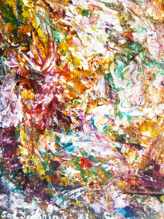 Pintura titulada "Alice in the Wander…" por Selena Sashina, Obra de arte original, Acrílico Montado en Bastidor de camilla d…
