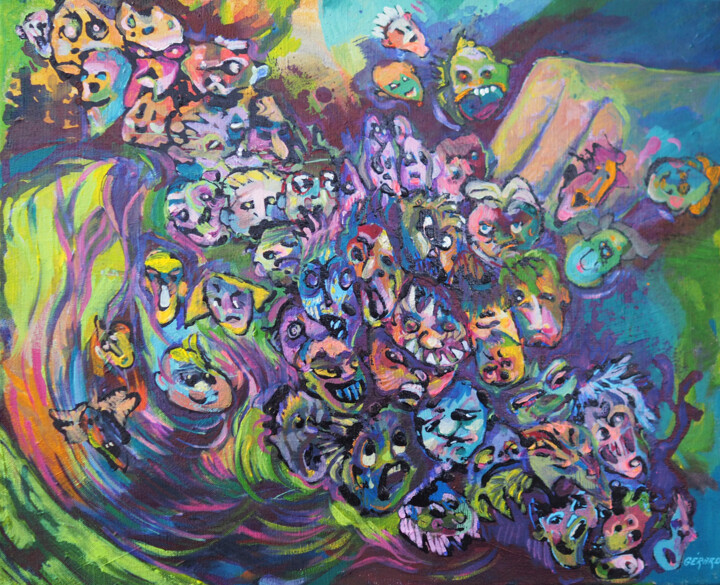 绘画,  14.2x18.5 in 