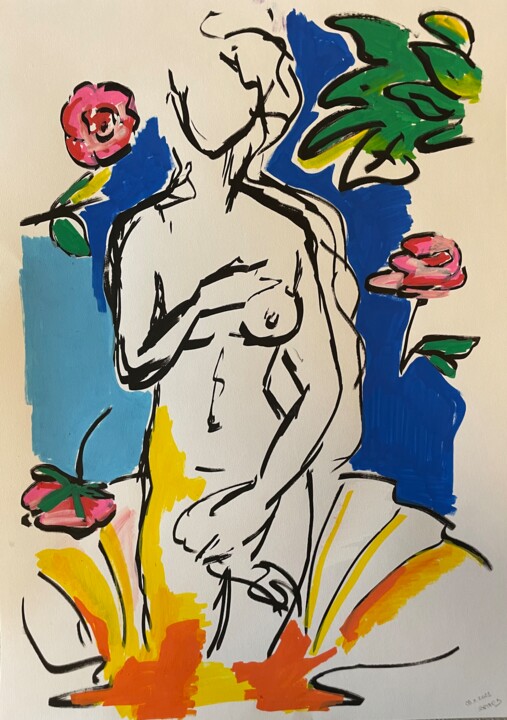 Venus 绘画, 23.4x16.5 in