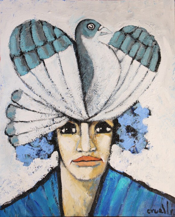 Canción triste - Sad song 绘画, 39.4x31.9 in