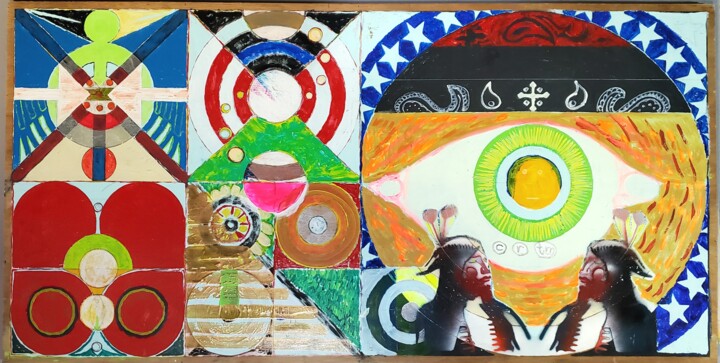 #250 绘画, 24.5x48 in