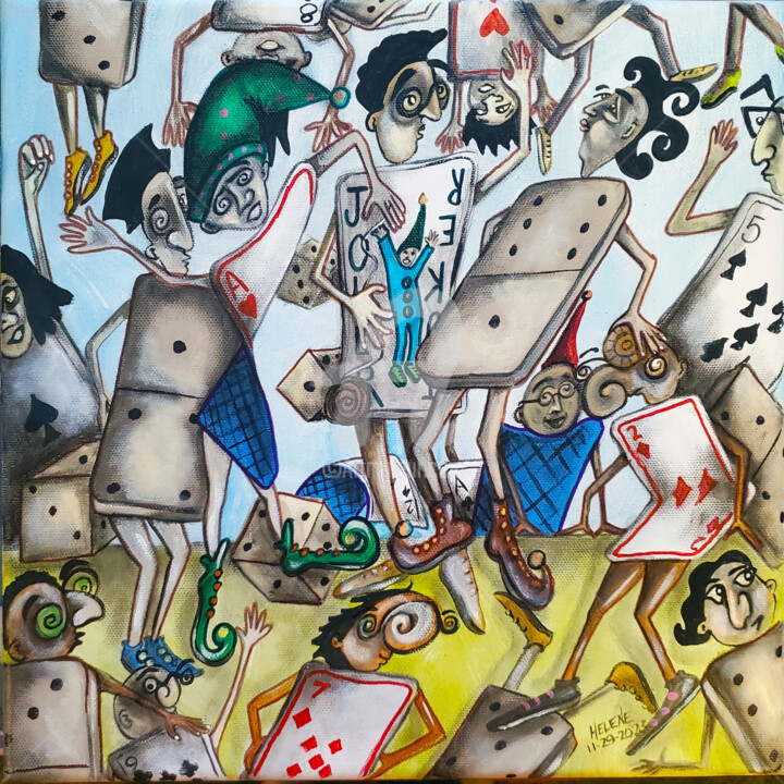 The Game Life 绘画, 12x12 in