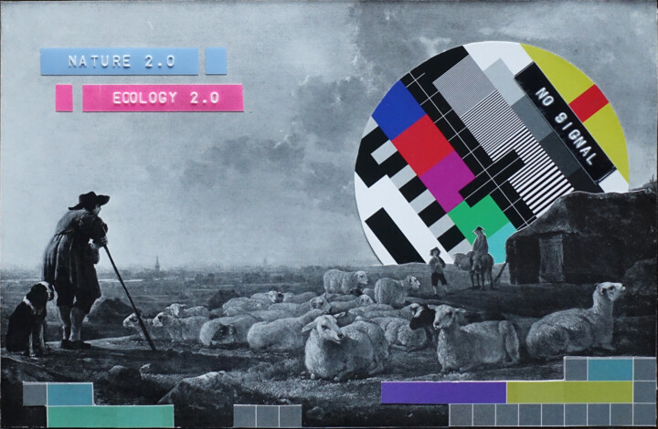 New reality 1 拼贴, 5.9x9.1 in