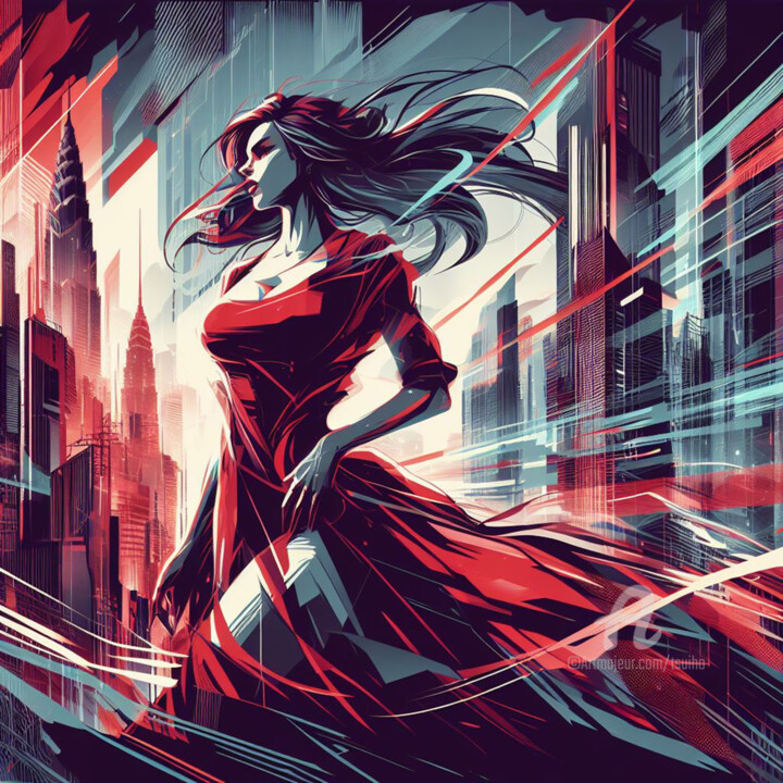 Rouge passion 数字艺术