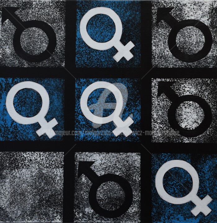 Equality 绘画, 23.6x23.6 in