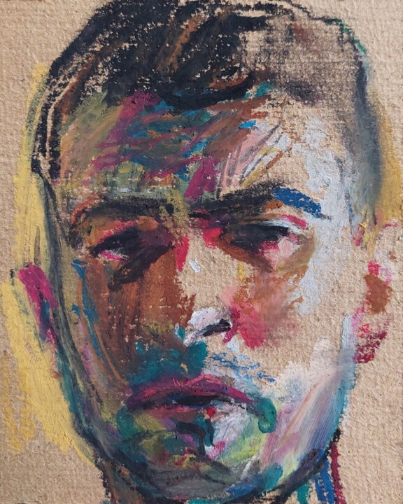 Selfportrait 绘画, 6.3x4.7 in