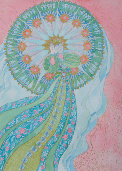 SpringBride 绘画, 13.8x9.8 in