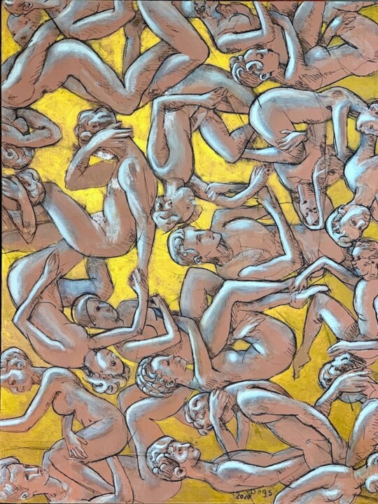 UNNECESSARIES. AVATAR FARM. 绘画, 47.2x36.2 in