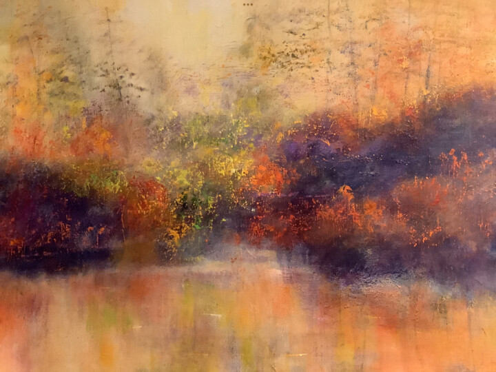 Peinture intitulée "Oratorio" par Anne Vignau, Œuvre d'art originale, Acrylique