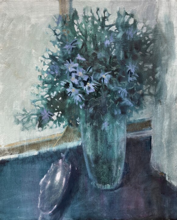 Cold flowers 绘画, 23.6x19.7 in