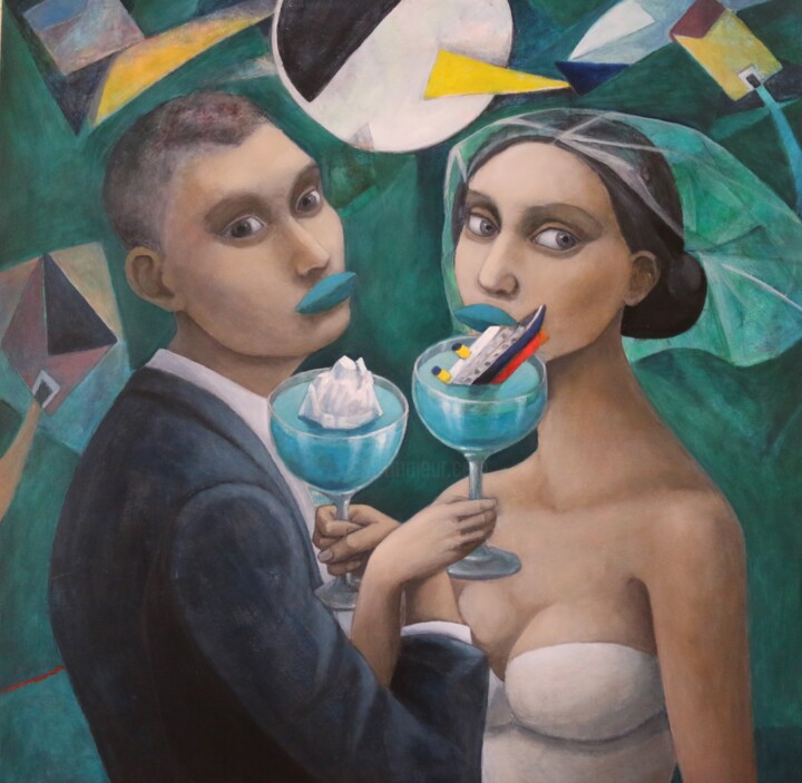 Toast 绘画, 39.4x39.4 in