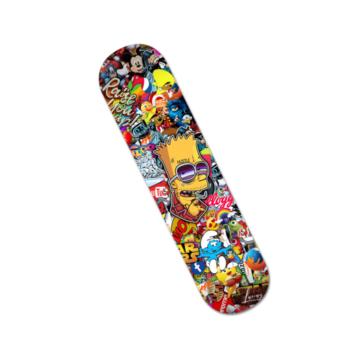 Simpson Board 数字艺术, 31.5x7.9 in