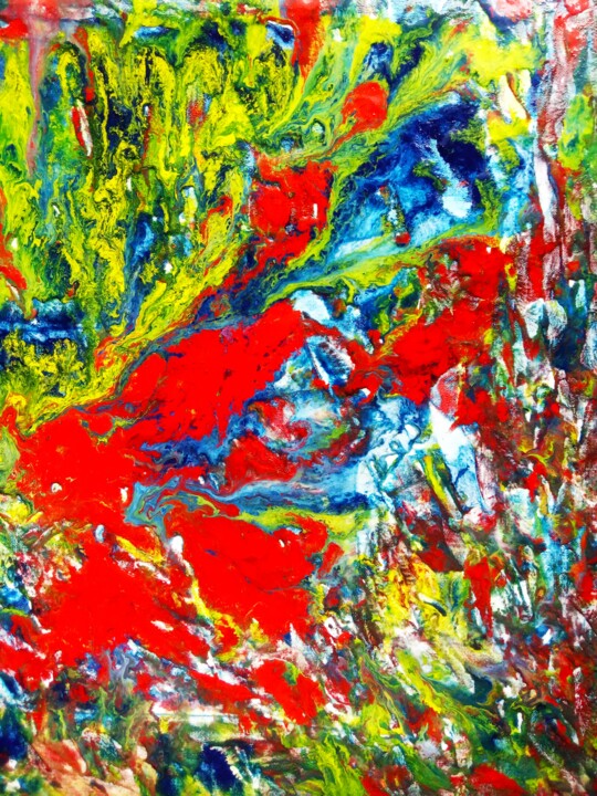 Cats world_fragment#2 绘画, 19.7x15.8 in