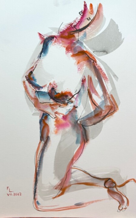 绘画,  19.7x12.6 in 