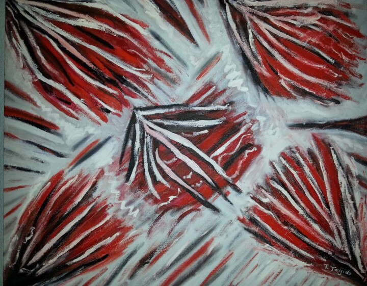 Painting titled "Pino" by Anna Teijido, Original Artwork, Acrylic