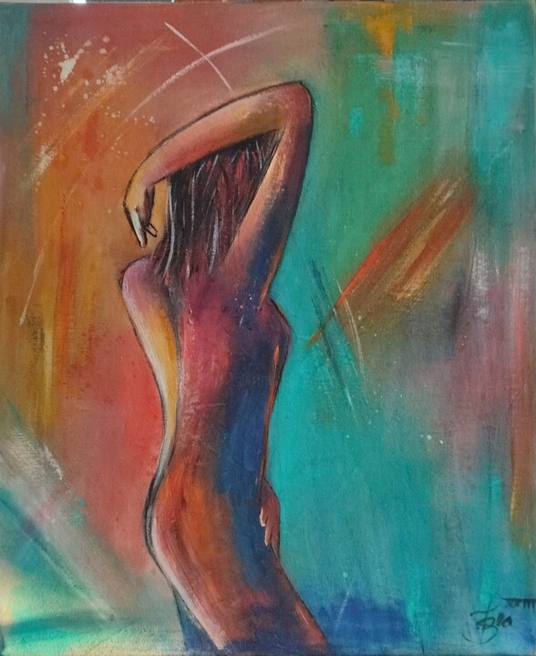 Ombres et lumières 绘画, 16.9x14.6 in