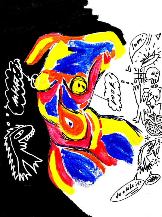 DYNAMIC GRACE 绘画, 15.7x11.8 in