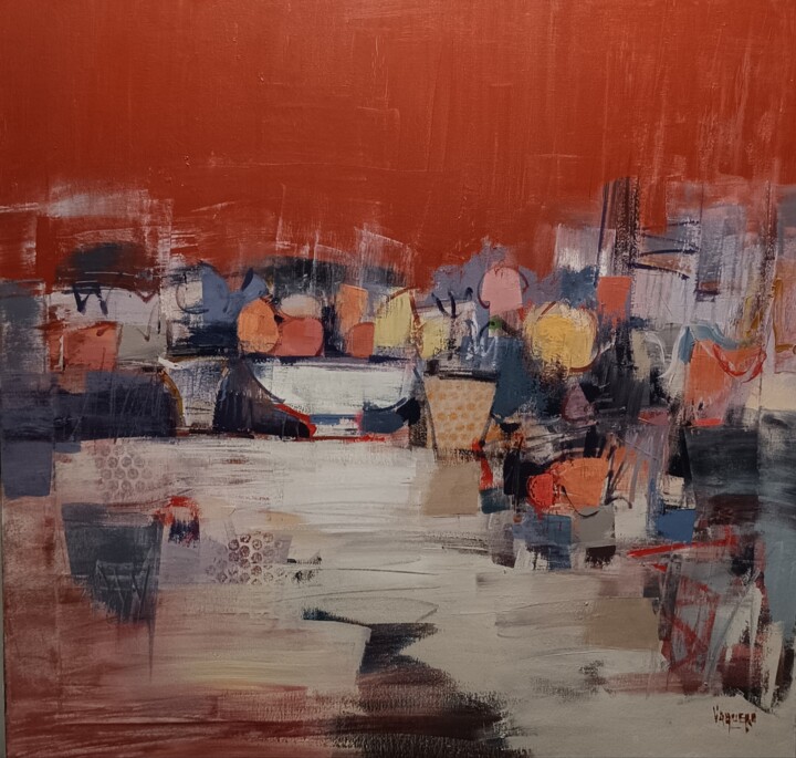 Painting titled "Still life with eng…" by Agus Vaquero, Original Artwork, Oil Mounted on Wood Stretcher frame