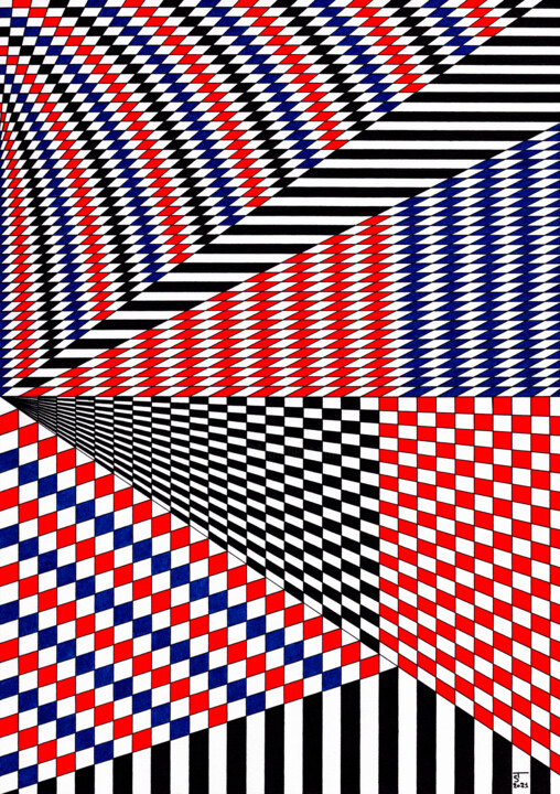 Fractures 图画, 16.5x11.7 in