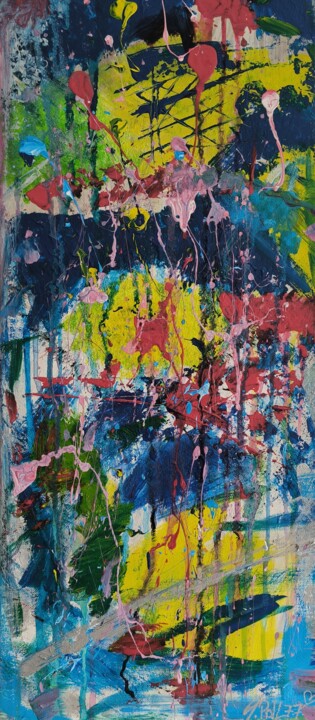 Pop Art Room Psychoparty 绘画, 27.6x11.8 in