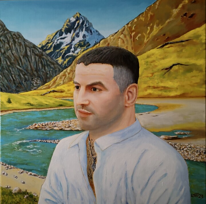 Алексей Голицин 绘画, 19.7x19.7 in