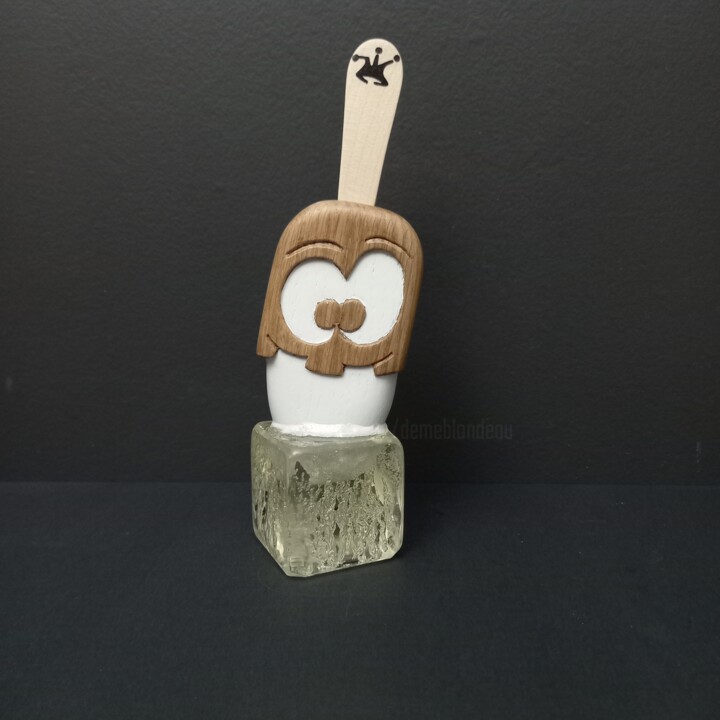 Sculpture pop'ice Champagne... 雕塑, 8.3x2.8 in